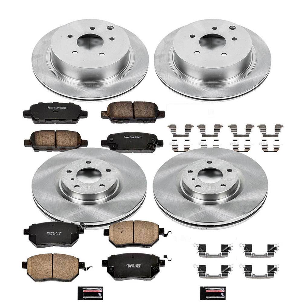 Power Stop 06-07 Nissan Murano Front & Rear Autospecialty Brake Kit