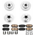 Power Stop 10-13 Kia Forte Front & Rear Z17 Evolution Geomet Coated Brake Kit