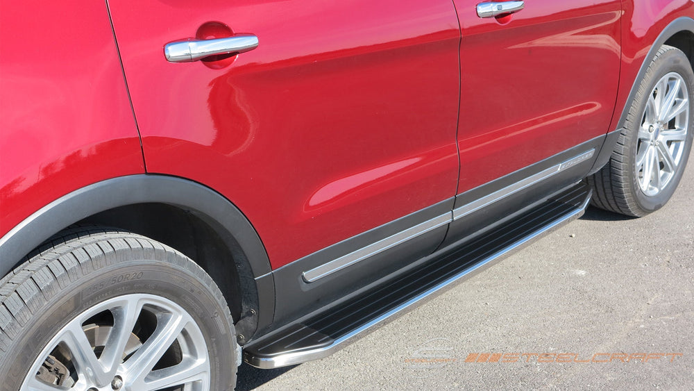 1119 EXPLORER STX100 RUNNING BOARDS ALUMINUM
