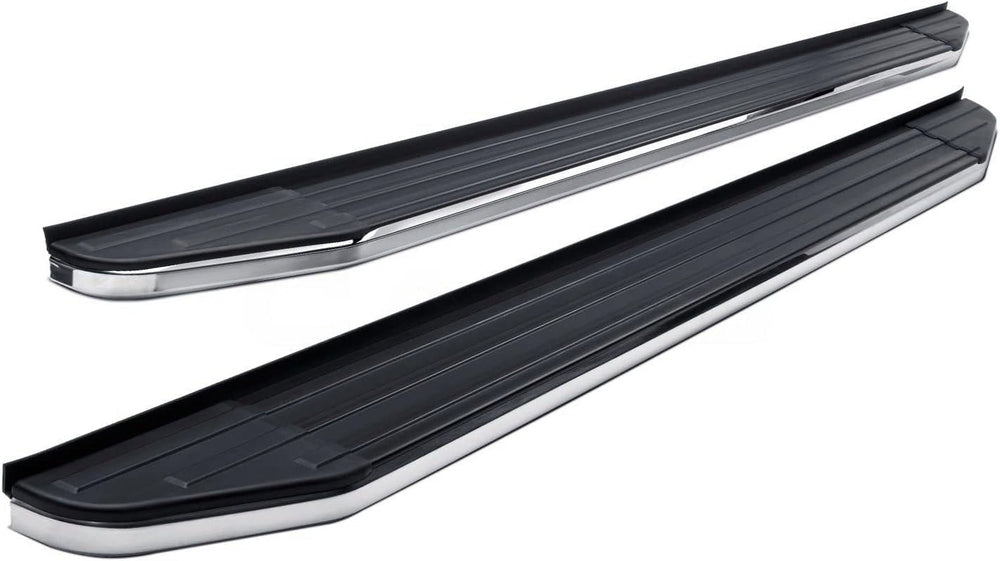 19C RAV4 BLACK/STAINLESS TRIM STX100 RUNNING BOARDS