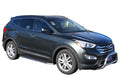 1316 HYUNDAI SANTA FE SPORT STX100 RUNNING BOARDS ALUMINUM BLACK/STAINLESS TRIM