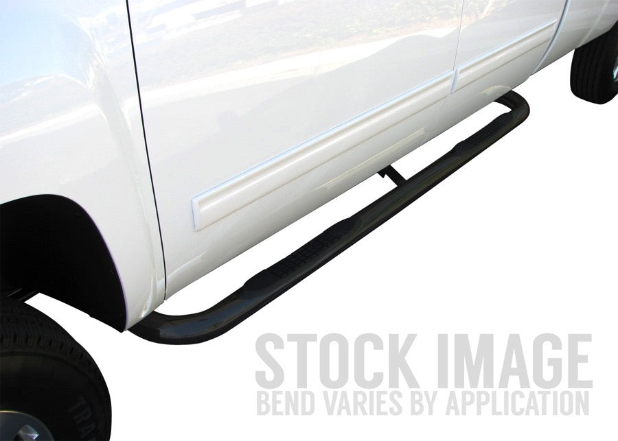 0116 SILVERADO/SIERRA LD/HD CREW CAB 3IN BLACK NERF BAR (BODY MOUNT))