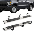 0718 SILVERADO/SIERRA 1500 DBL CAB/0713 GM 2500/3500HD 3IN BLACK SIDEBARS(ROCKE