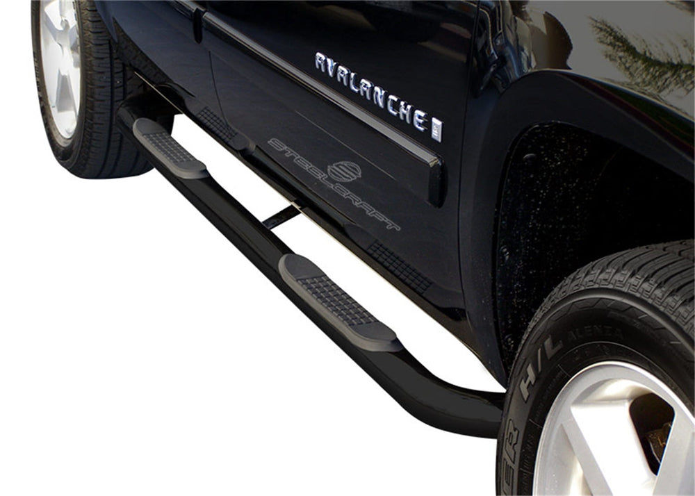 0720 SUBURBAN/YUKON XL 1500/0213 AVALANCHE 3IN BLACK NERF BAR