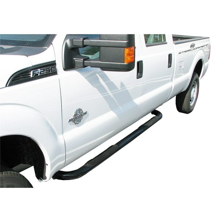 9916 F250/F350 SUPER DUTY CREW CAB 3IN BLACK NERF BAR