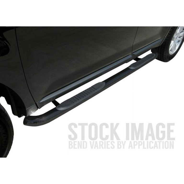 0816 TOYOTA HIGHLANDER/HYBRID 3IN ROUND SIDEBARS BLACK