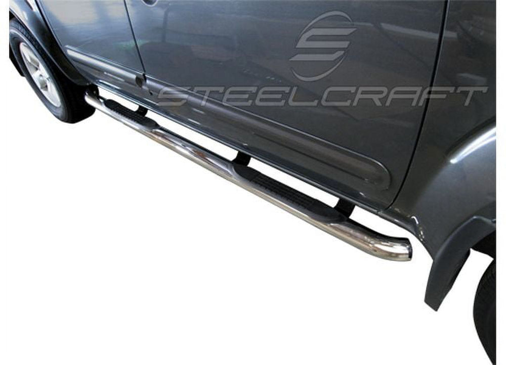 0516 FRONTIER EXTRA CAB 3IN SS NERF BAR