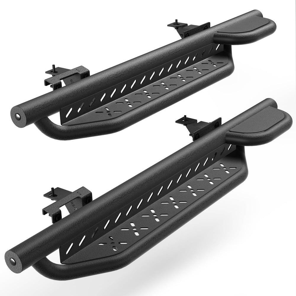 9904 FRONTIER CREW CAB 3IN BLACK NERF BAR