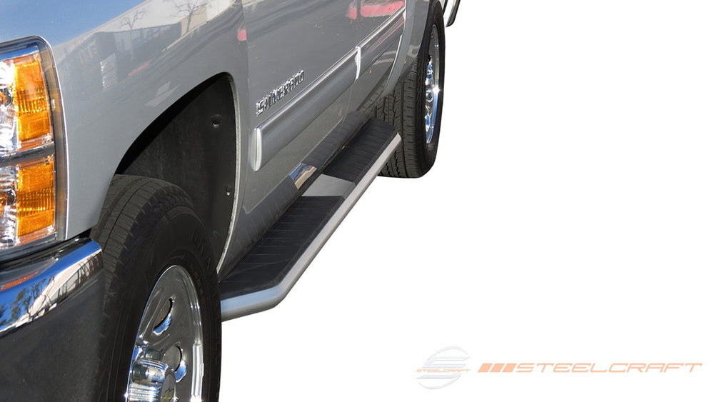 0118 SILVERADO/SIERRA 1500/2500/3500 CREW CAB 85IN RUNNING BOARD(EXCL DIESEL W/