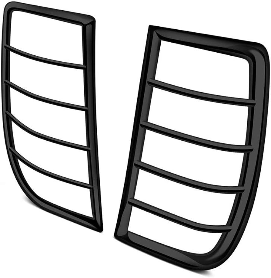 9916 FORD F250/F350 SUPER DUTY BLACK TAIL LIGHT GUARDS