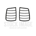 0515 TACOMA BLACK TAIL LIGHT GUARDS
