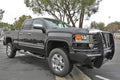 0718 SILVERADO/SIERRA EXTENDED/DOUBLE CAB 4X SERIES SIDEBARS TEXTRUED BLACK