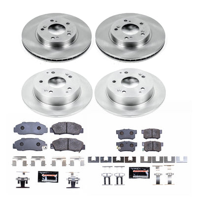 Power Stop 97-01 Acura Integra Front & Rear Track Day Brake Kit