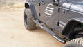 0717 WRANGLER 4 DOOR 4X SERIES SIDEBARS BLACK