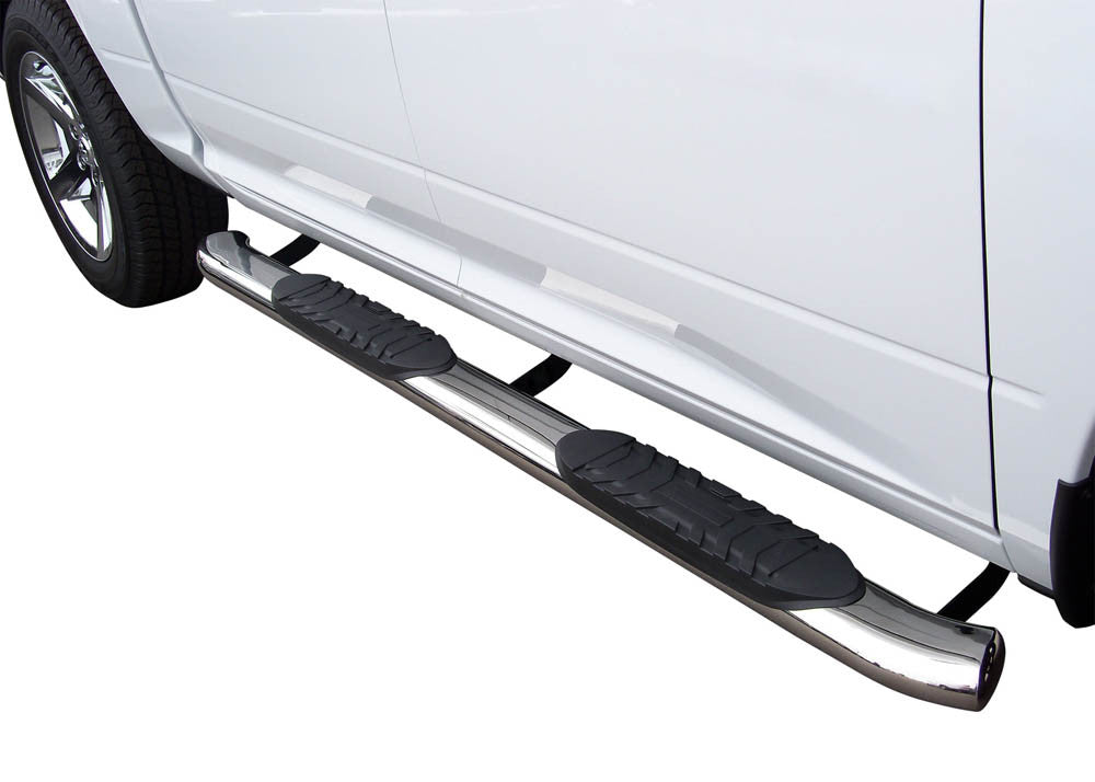 19C SILVERADO/SIERRA 1500 CREW CAB 5IN OVAL PREMIUM SIDEBARS STAINLESS STEEL