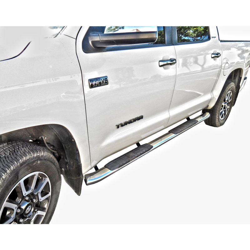 0721 TUNDRA CREWMAX 4X SERIES SIDEBARS S/S