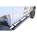 0914 F150 SUPERCREW 5IN OVAL SIDEBARS BLACK