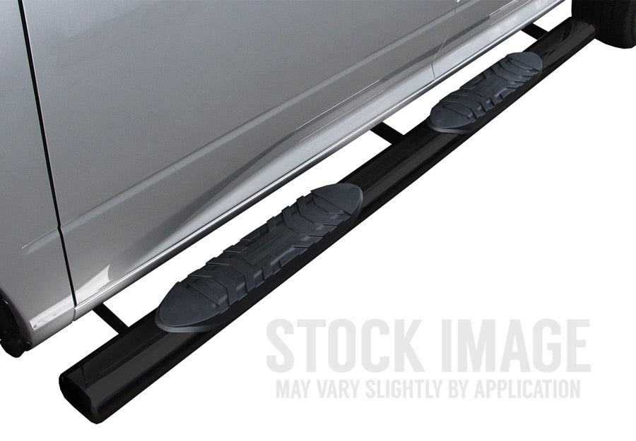 1523 F150/1722 F250/F350 SUPERCREW CAB 5IN OVAL SIDEBARS BLACK