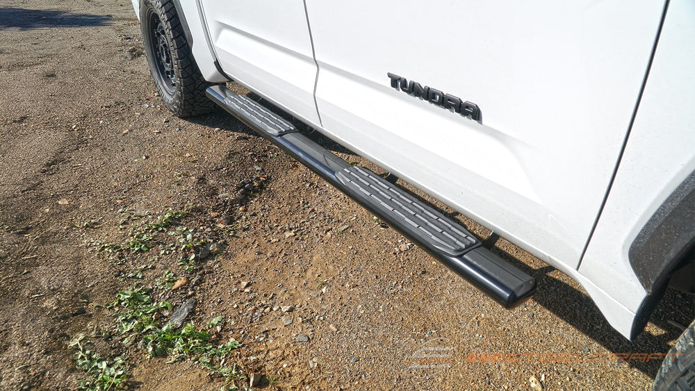 22C TUNDRA CREWMAX 5IN OVAL SIDEBARS BLACK