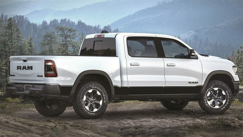 Putco 19-20 Ram LD - Crew Cab 5ft 7in Short Box Black Platinum Rocker Panels
