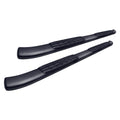 1522 COLORADO/CANYON CREW CAB 4IN OVAL BLACKOUT SERIES SIDEBAR BLACK STAINLESS