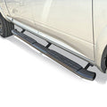 19C RAM 1500 CREW CAB BLACK STAINLESS STEEL 4IN OVAL BLACKOUT SERIES SIDEBARS