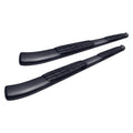 19C RAM 1500 CREW CAB BLACK STAINLESS STEEL 4IN OVAL BLACKOUT SERIES SIDEBARS