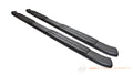 0518 TACOMA DOUBLE CAB 4IN OVAL BLACKOUT SERIES SIDEBARS BLACK STAINLESS STEEL