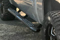 0518 TACOMA DOUBLE CAB 4IN OVAL BLACKOUT SERIES SIDEBARS BLACK STAINLESS STEEL