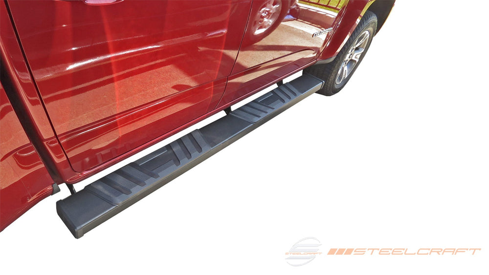 1522 COLORADO/CANYON CREW CAB TEXTURED BLACK STX500 RUNNING BOARDS