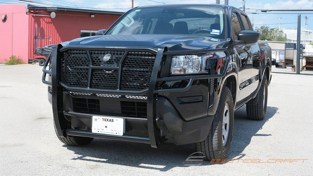 22C FRONTIER HD GRILLE GUARDS BLACK