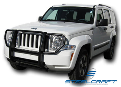 0812 LIBERTY BLACK 1PC GRILLE GUARD