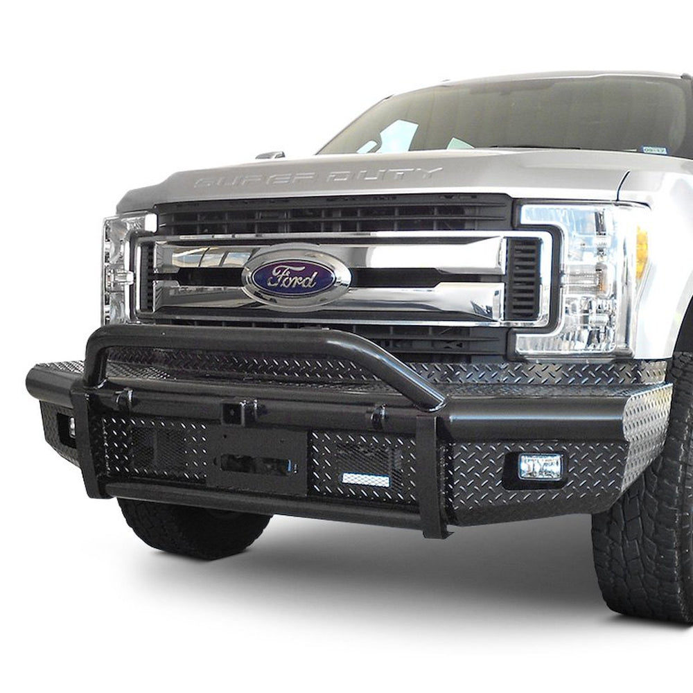 17C F250/F350 BLACK HD BULLNOSE FRONT BUMPER