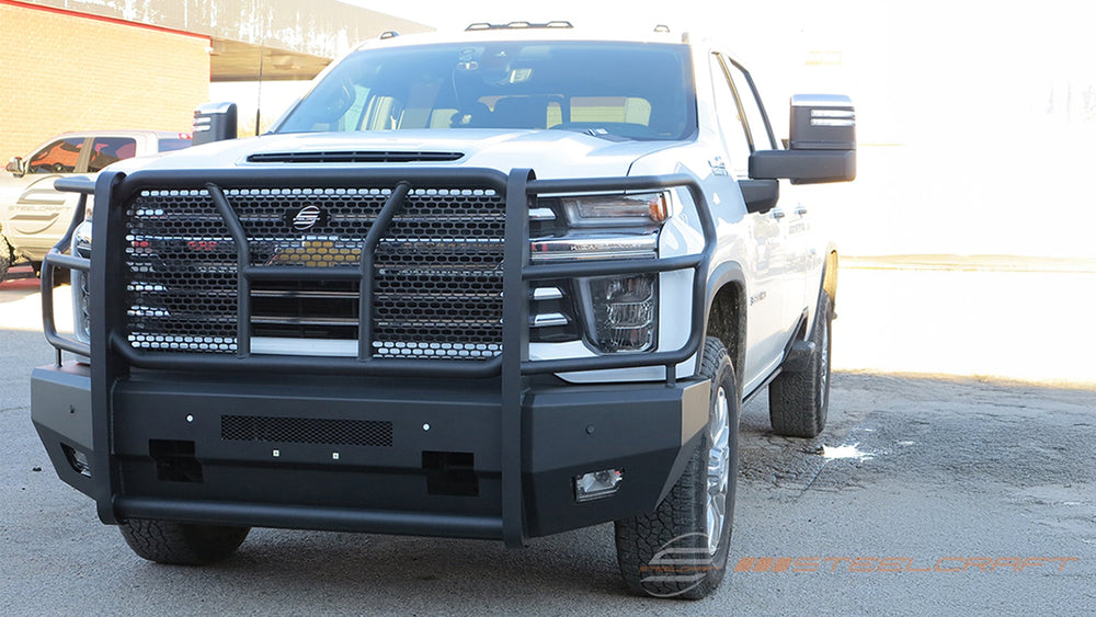 2023 SILVERADO 2500/3500HD FINE TEXTURED BLACK ELEVATION FRONT BUMPER