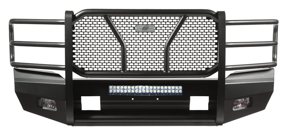 2123 F150 ELEVATION FRONT BUMPER FINE TEXTURE BLACK