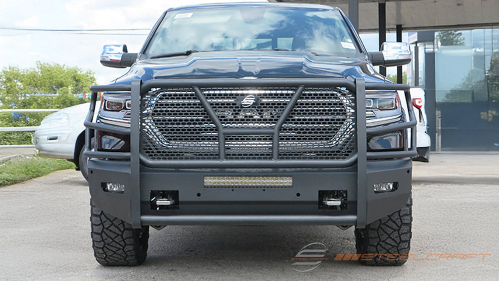 1924 RAM 1500 FINE TEXTURE BLACK ELEVATION BUMPER
