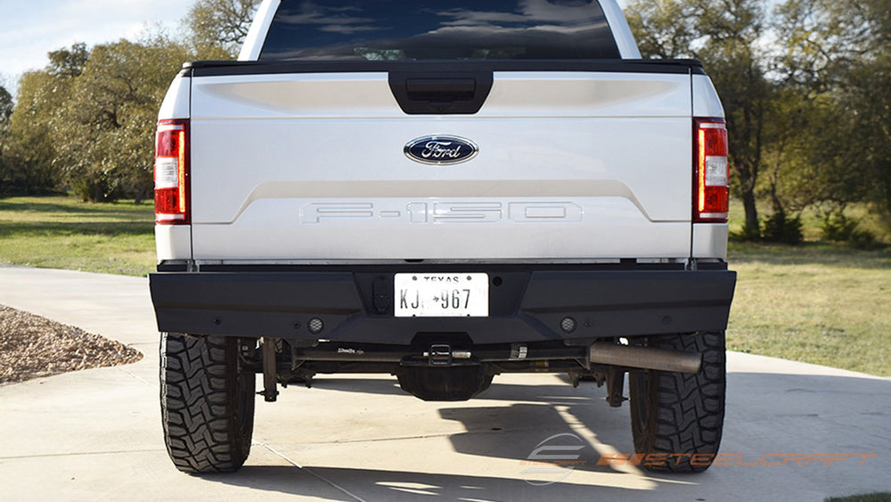 15C F150 FINE TEXTURED BLACK ELEVATION BUMPER