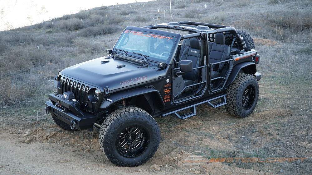 18C WRANGLER JL 4 DR STX DROP STEPS