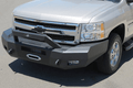 0713 SILVERADO 1500 TEXTURED BLACK ELEVATION BULLNOSE FRONT BUMPER
