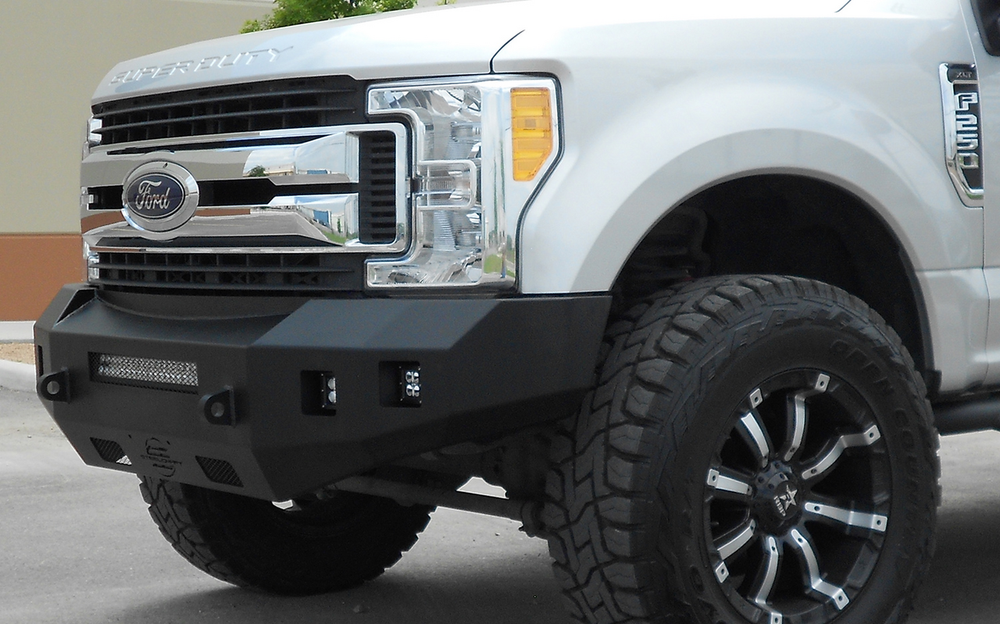 1519 SIERRA 2500/3500 FORTIS FRONT BUMPER BLACK