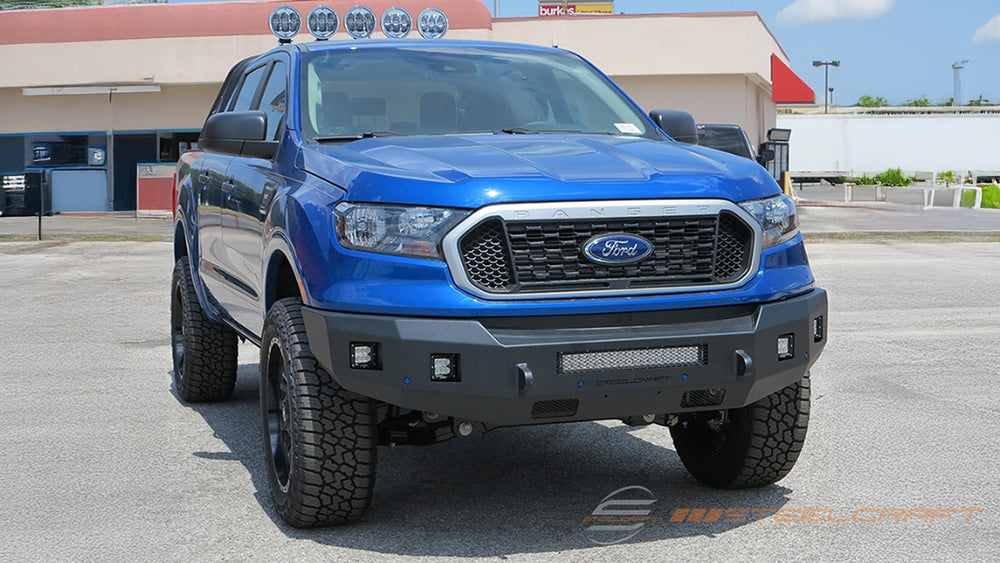 19C RANGER TEXTURED BLACK FORTIS FRONT BUMPER