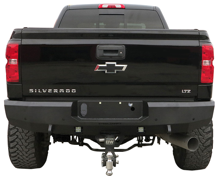 1923 RANGER TEXTURED BLACK FORTIS REAR BUMPER