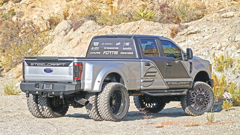 17C F250/F350 SD FORTIS REAR BUMPER TEXTURED BLACK