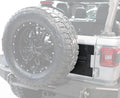 18C WRANGLER JL TIRE RELOCATION KIT & TAILGATE REINFORCE KITTIRE RELOCATION KIT TXT BLACK