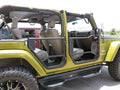 0718 WRANGLER JK UNLIMITED 4DOOR FINE TEXTURED BLACK REAR DOORS