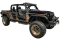 0718 WRANGLER JK UNLIMITED 4DOOR FINE TEXTURED BLACK REAR FENDER FLARES