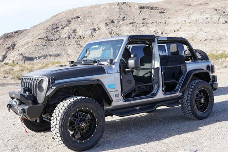 18C WRANGLER JL UNLIMITED 4DOOR FINE TEXTURED BLACK REAR FENDER FLARES