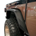 20C GLADIATOR FINE TEXTURED BLACK REAR FENDER FLARES