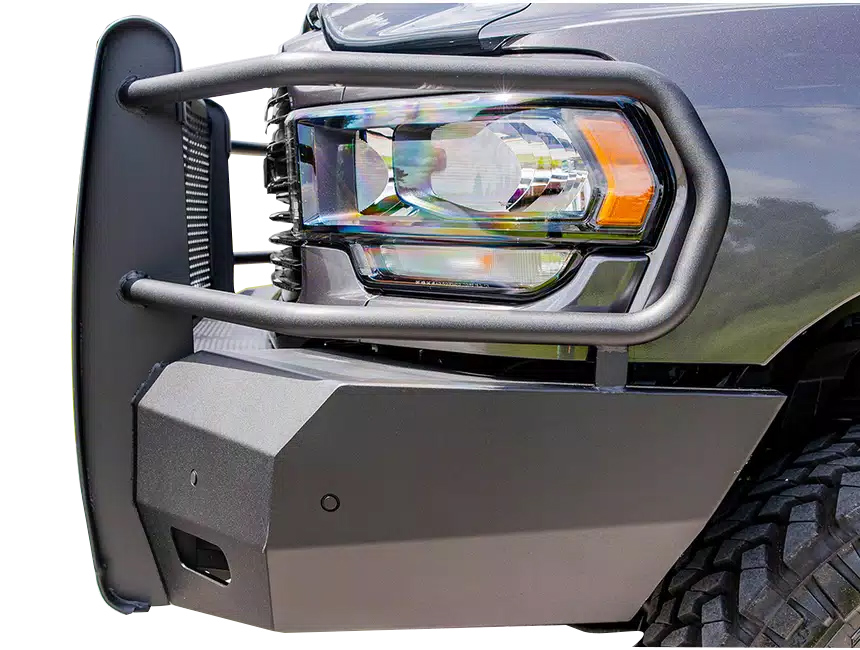 1418 SILVERADO 1500/19 SILVERADO CLASSIC ELEVATION ALUMINUM FRONT BUMPER TEXTURED BLACK