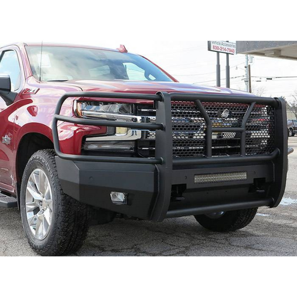 1921 SILVERADO 1500 ELEVATION ALUMINUM FRONT BUMPER FINE TEXTURED BLACK